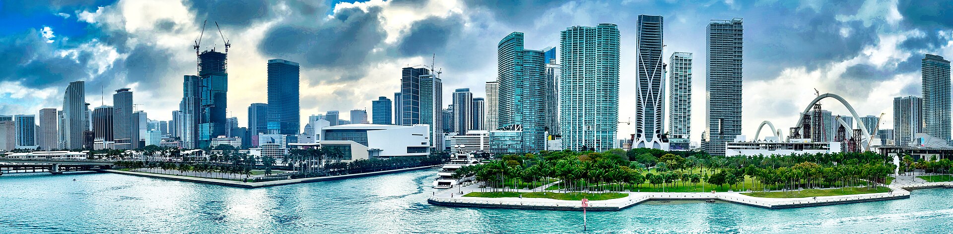 Brickell, Miami dall'alto